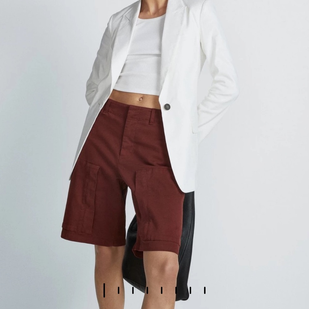 Rag & Bone Brown Tailored Bermuda Shorts